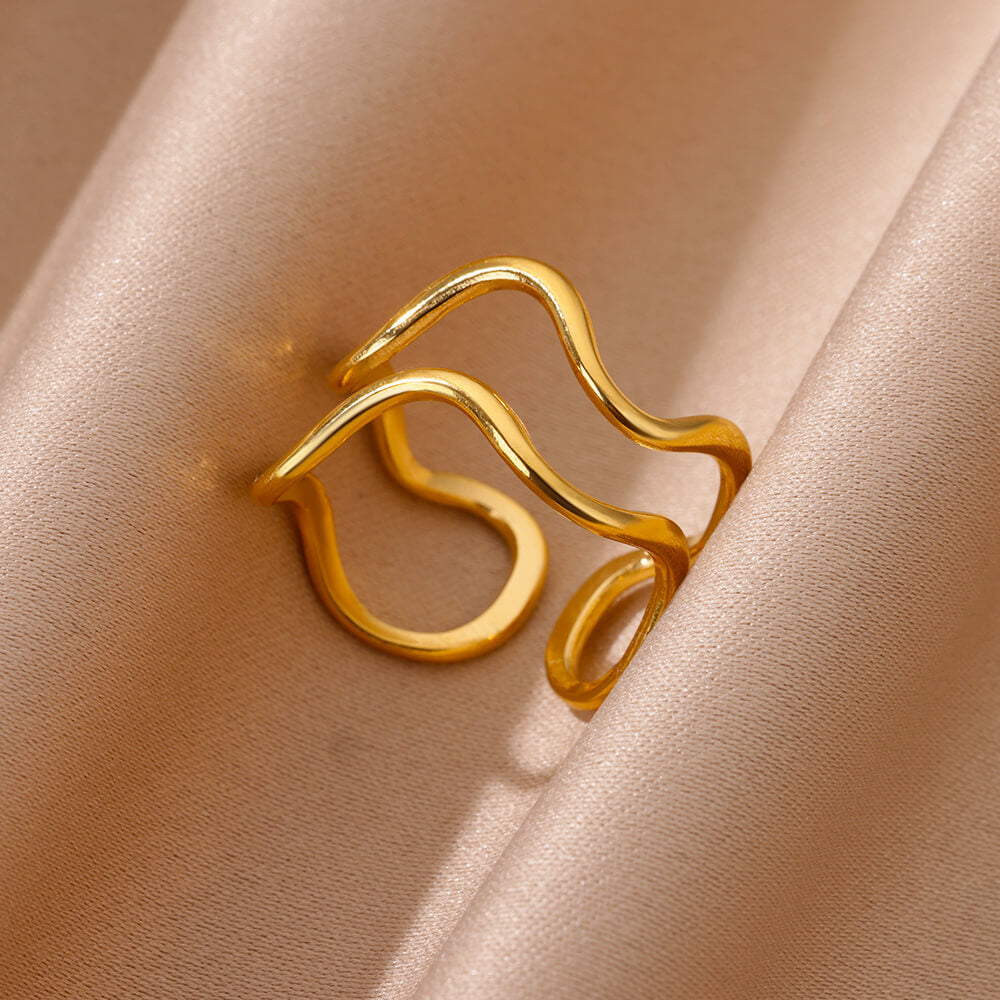 Golden Currents Ring