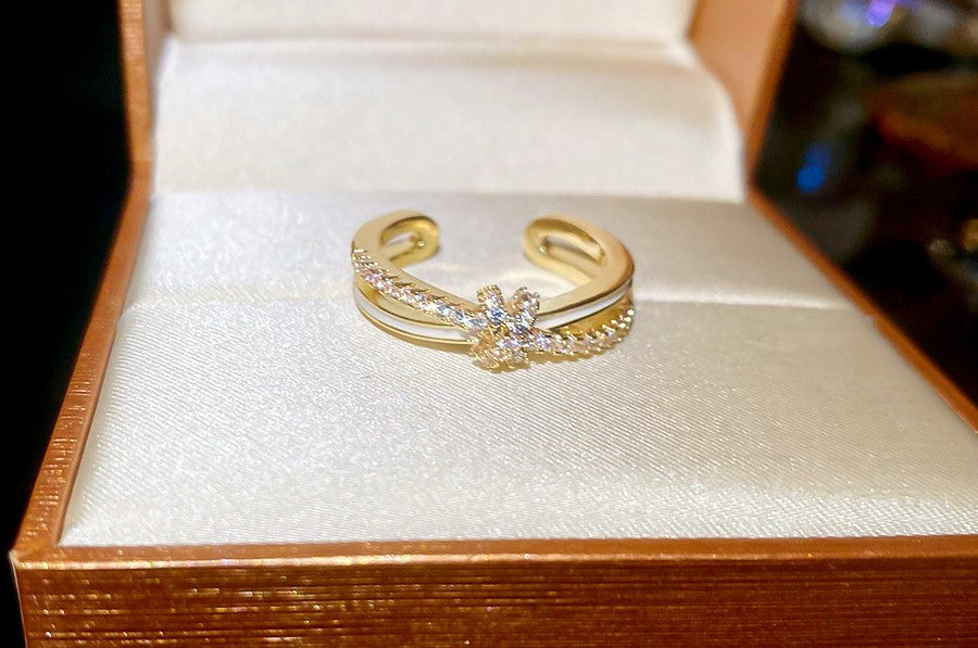Golden Bow Ring
