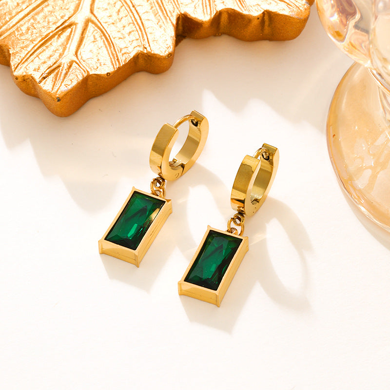 Emerald Echo Earrings