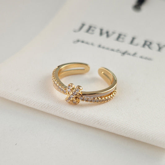 Golden Bow Ring