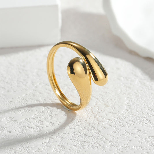 Golden Flow Ring