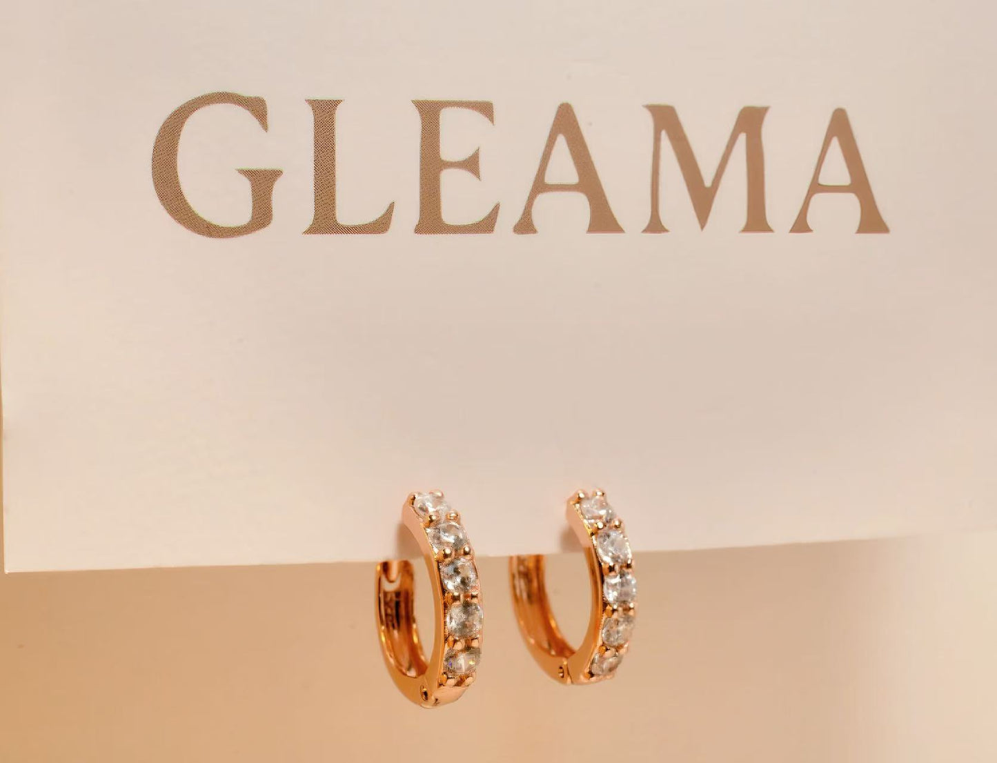 Classic Pavé Huggie Earrings